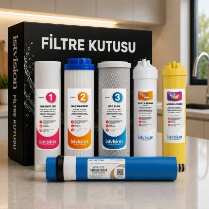 İstvision Açık Kasa 6 Aşama Orijinal Filtre Seti Vontron Membran