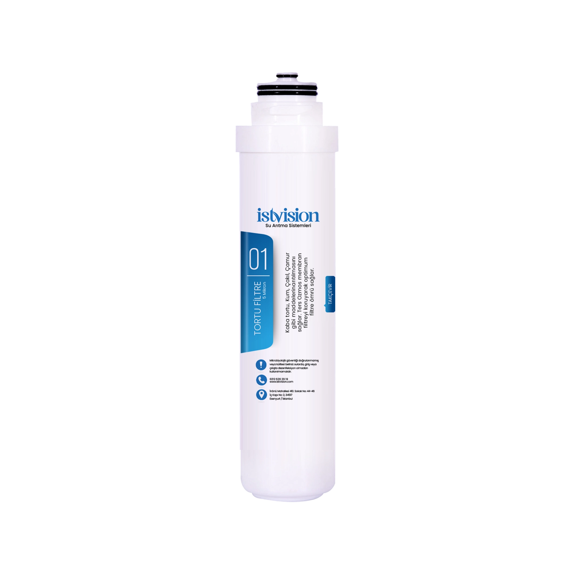TKÇ06 İstvision Takçevir 5 Mikron Tortu Orijinal Filtre - Görsel 1